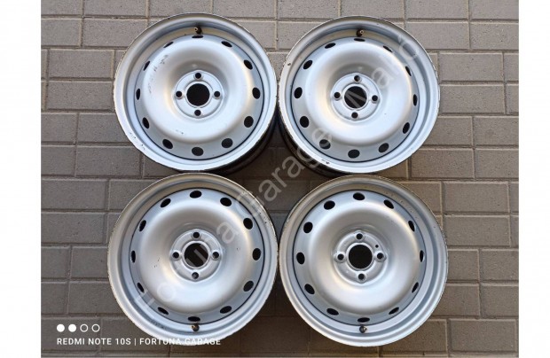 4x100 15" Renault / Dacia használt lemezfelni garnitúra (619)