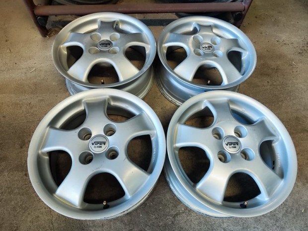 4x100 15" Viper Alufelni Felni 90Garage #1411