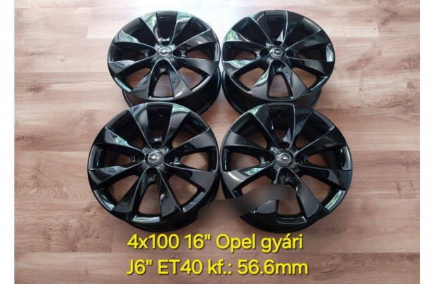 4x100 16" Opel Corsa D/E gyári alufelni garnitúra
