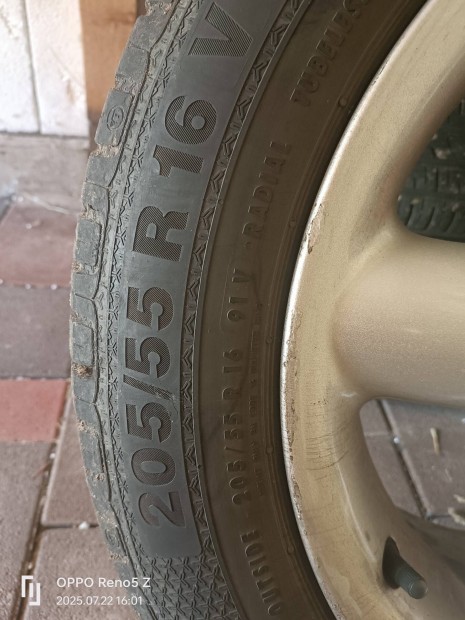 4x100/16 alufelni nyari téli gumiszettel elado