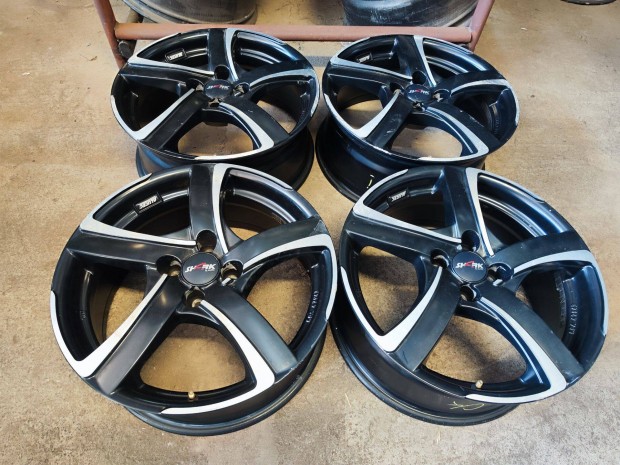 4x100 17" Alutec Shark Alufelni Felni 90Garage #1351