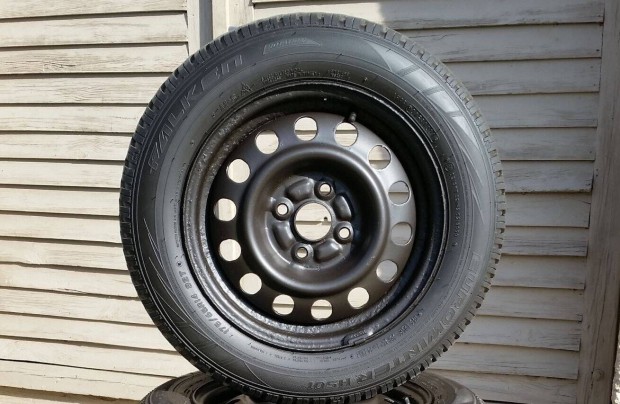 4x100 R14 Toyota felni újszerű téli gumival 175/65 Suzuki Hyundai Kia