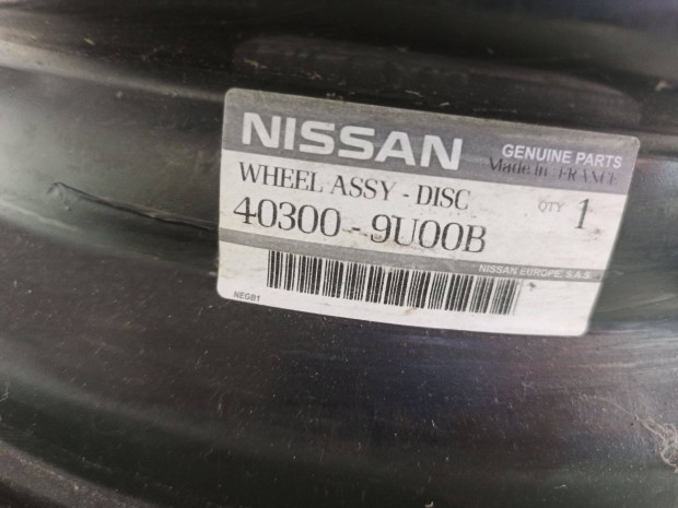4x100 R15 60,1 ET15 acélfelni Nissan, Honda,Toyota, Mazda,