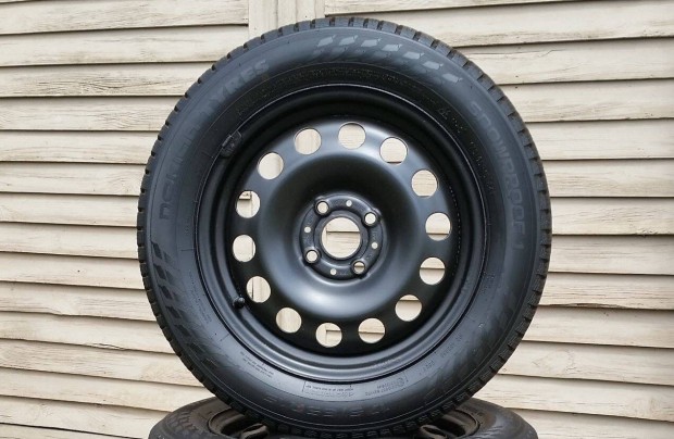 4x100 R15 Honda Felni újszerű téli gumival 175/65 Kia Mini