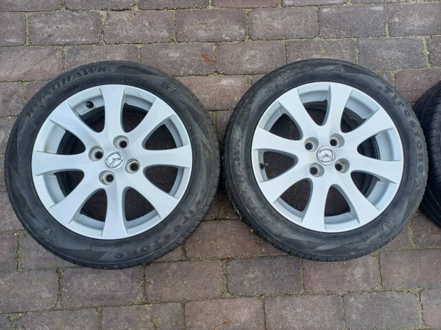 4x100 R15 Mazda alufelni 185/55R15 ny�ri gumikkal 