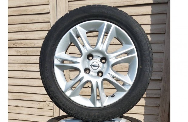 4x100 R16 Opel Alufelni nagyon j gumival 195/55 Astra Corsa Meriva