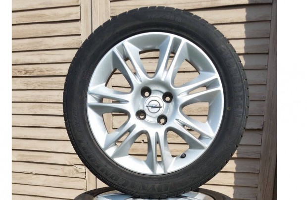 4x100 R16 Opel Alufelni nagyon j gumival 195/55 Astra Corsa Meriva