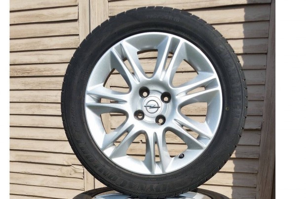 4x100 R16 Opel Alufelni nagyon jó gumival 195/55 Astra Corsa Meriva