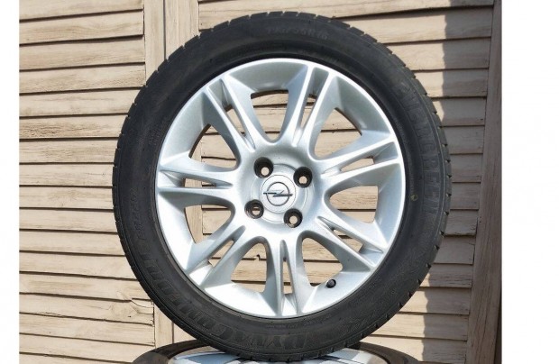 4x100 R16 Opel Alufelni nagyon jó gumival 195/55 Astra Corsa Meriva