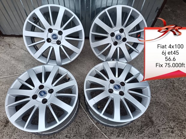 4x100 fiat Grande /evo punto 16 col alufelni szett 