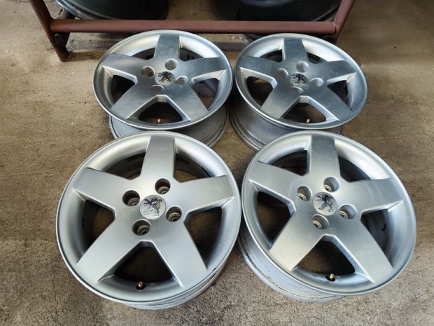 4x108 15" Gyári Peugeot Alufelni Felni 90Garage #1078