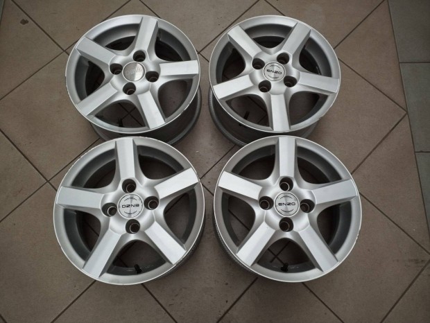 4x108 Enzo Ford Fiesta alufelni 6x14 ET38 Tpms nyoms rzkel szelep