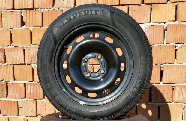 4x108 R15 Ford Felni jszer gumival 195/60 Focus Fusion Fiesta Mondeo