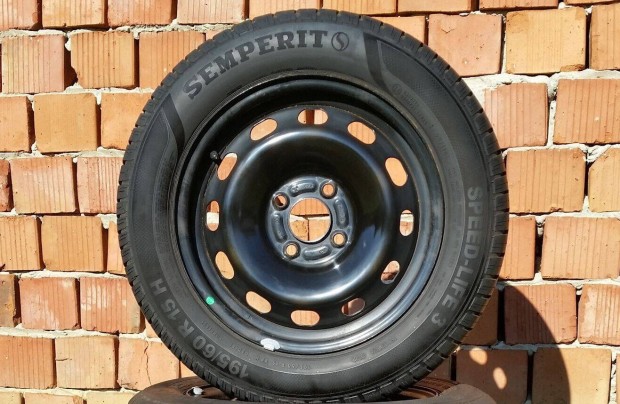4x108 R15 Ford Felni újszerű gumival 195/60 Focus Fusion Fiesta Mondeo