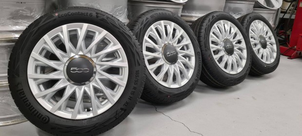 4x98 j/dem Gyri Fiat 500 alufelni 185/55 R15 nyri gumikkal