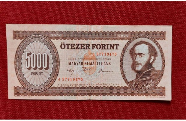 5000 forint -1992 J