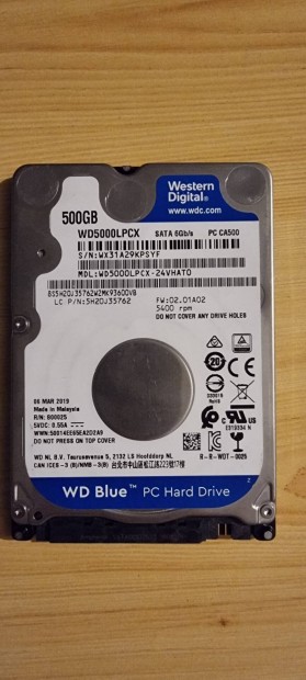 500GB HDD Western Digital