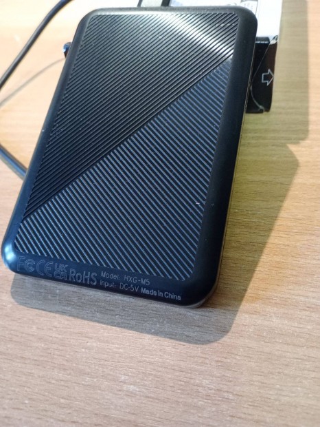 500GB külső USB HDD merevlemez - Fekete mobil winchester tokkal