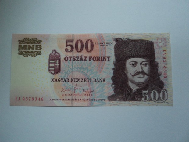500 forint 2011 hajtatlan
