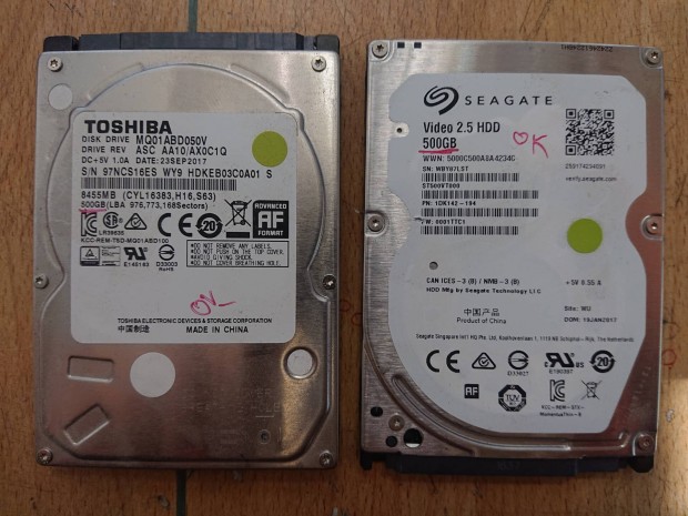 500gb laptop 2,5" hdd winchester elad 