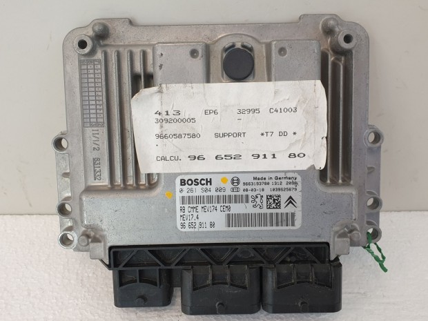 502849 Peugeot 308, 2008, Motorvezrl, Ecu, 9665291180, 0261S04009