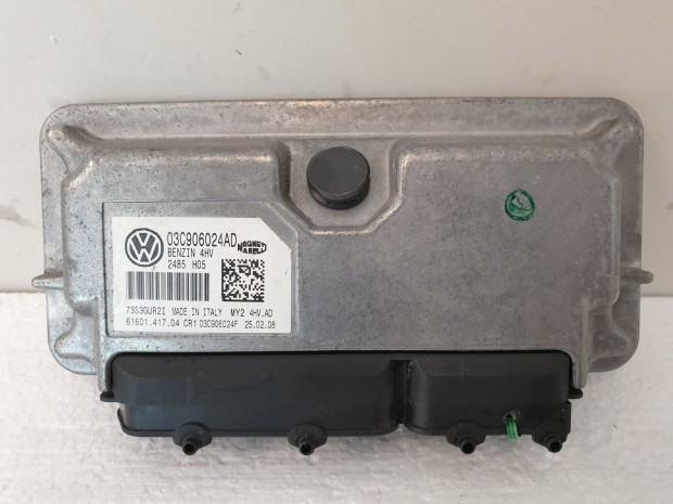 502881 VW Polo 2008, Motorvezrl, Ecu, 6160141704, 03C906024AD