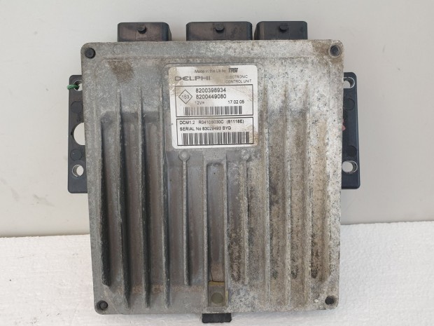 502897 Renault Modus 2005, Motorvezrl, Ecu, 8200398934,