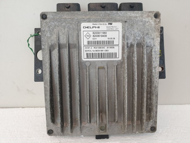 502903 Renault Modus 2008, Motorvezrl, Ecu, 8200911560,