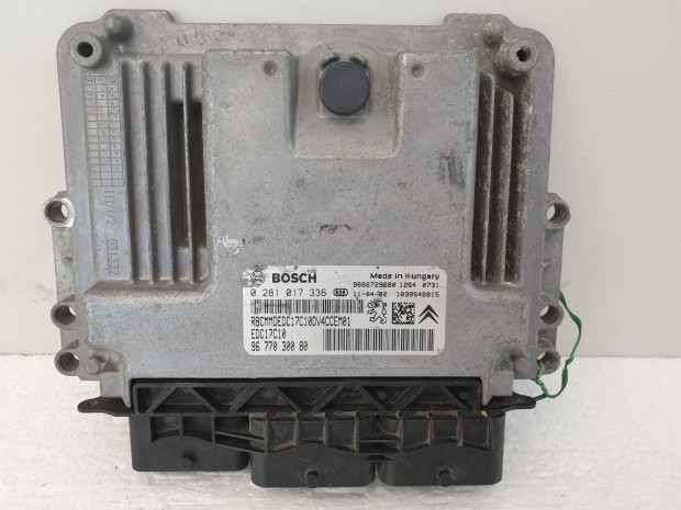 502904 Peugeot 207, 2011, Motorvez�rl�, Ecu, 9677030080, 0281017336