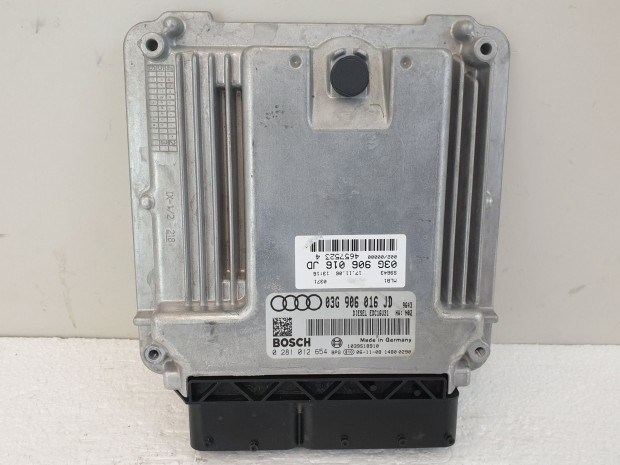 502915 Audi A4 B7, 2006, Motorvezrl, Ecu, 0281012654, 03G906016JD,