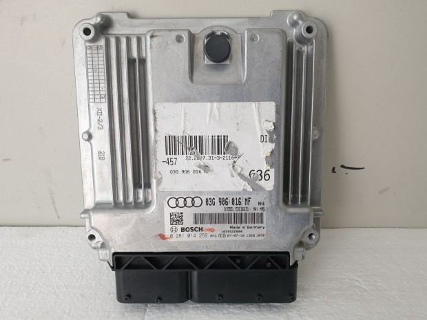 503835 Audi A6 C6, 2007, Motorvezrl, Ecu, 0281014259, 03G906016MF,