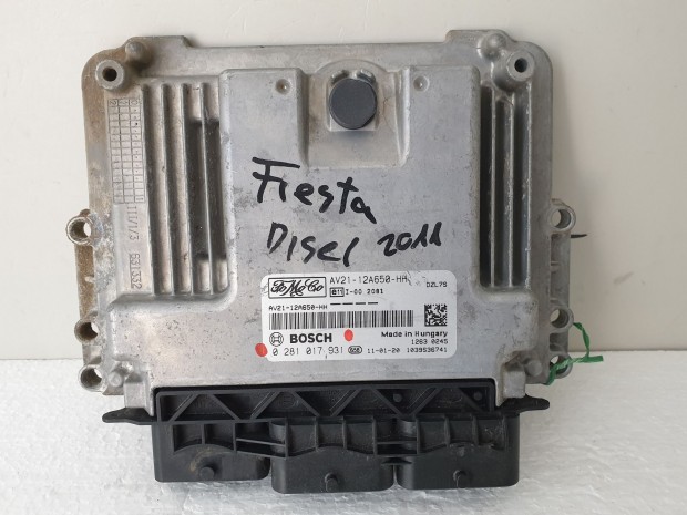 503840 Ford Fiesta 2011, Motorvezrl, Ecu, 0281017931,