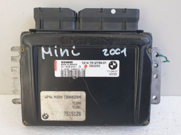 504348 Mini Cooper R50, Motorvez�rl�, Ecu, 7512799, S118012001G,