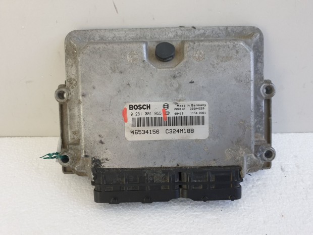 504353 Fiat Punto 2, D, Motorvezérlő, Ecu, 46534156, 0281001955,