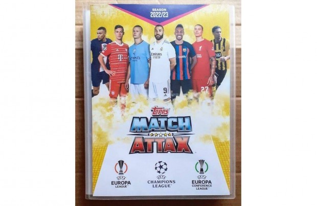 504 darab focis krtya, a teljes, kigyjttt Match Attax 2023 albummal