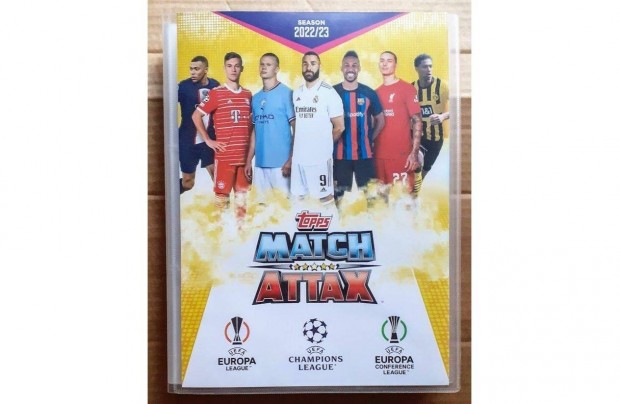 504 darab kártya focis + 47 limited, a teljes Match attax 2023 album
