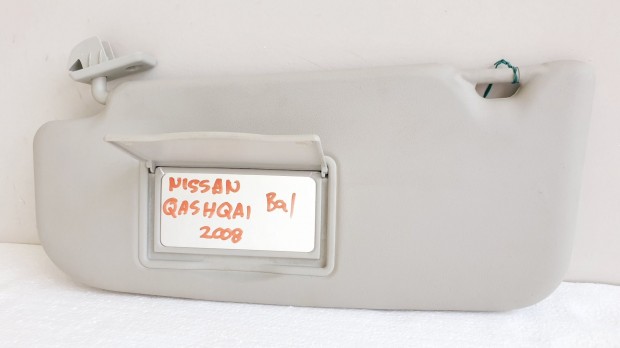 508148 Nissan Qashqai 2009, Bal Napellenző, Tükörrel Szerelt.