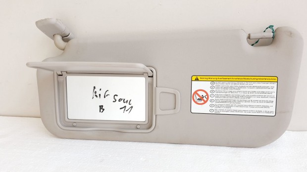 508156 Kia Soul 2011, Bal Napellenző, Tükörrel Szerelt.