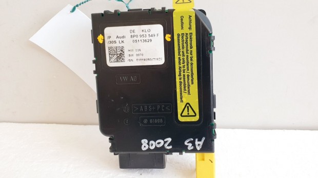 508338 Audi A3, 2010, Multikorm�ny Elektronika, Vez�rl�, 8P0953549F.