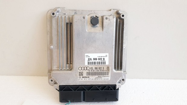 508569 Audi A4 B7, Motorvezrl, Ecu, 0281014235, 03L906022B, Bosch.