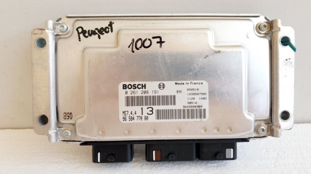 508583 Peugeot 1007, Motorvezrl, 0261208191, 9658477080, Bosch.