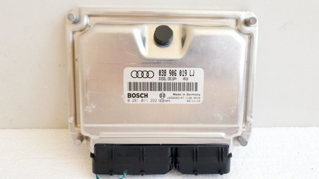 508585 Audi a4, 2003, Motorvezrl, Ecu, 0281011222, 038906019Lj,