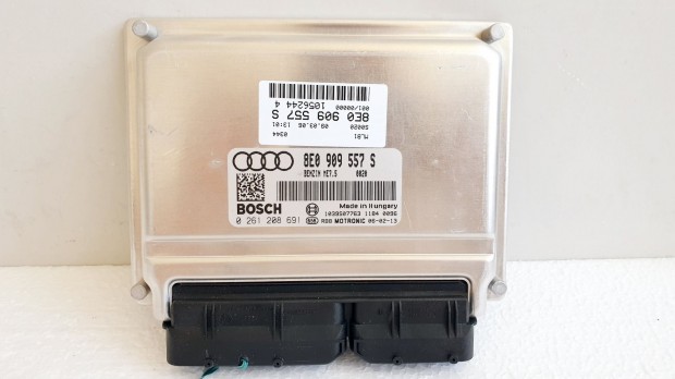 508599 Audi A4, 2006, Motorvezrl, Ecu, 0261208691, 8E0909557S,