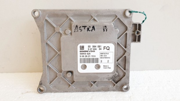 508628 Opel Astra H, Motorvezrl, Ecu, 55564081, 5WK9425, Siemens.