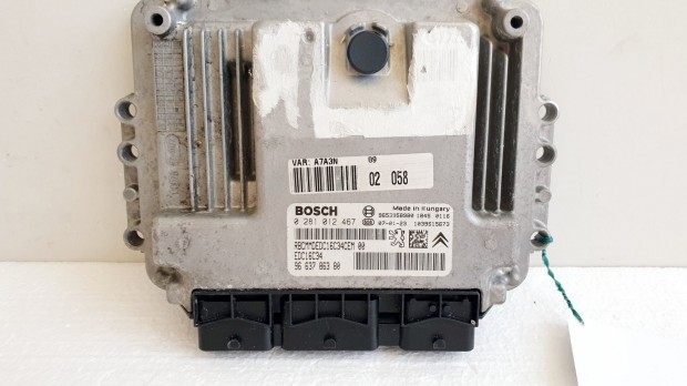 508685 Peugeot 207, Motorvezrl, Ecu, 0281012467, 9663786380,