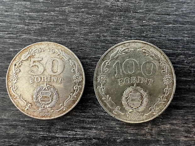 50-100 forint 1970 - Felszabaduls 25. vforduljra - ezst 