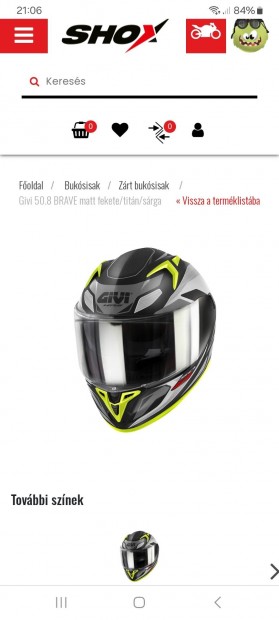 50.8 új Givi bukósisak