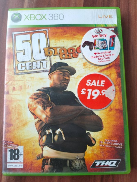 50 Cent Blood on the Sand Xbox 360 Gyári Játék Debrecenben Eladó