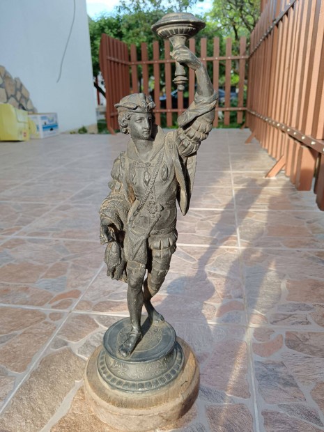 50 cm-es bronzozott spiter szobor , dina a vadszat istennje