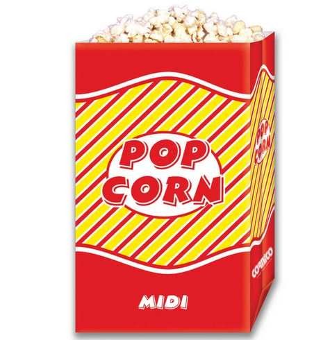 50 db. Midi Popcorn Zacsk 2,4 Literes 42Ft/db.  (4811)